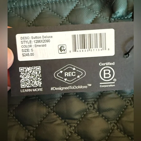 NWT MZ Wallace Small Sutton Deluxe - Emerald - Picture 6 of 6